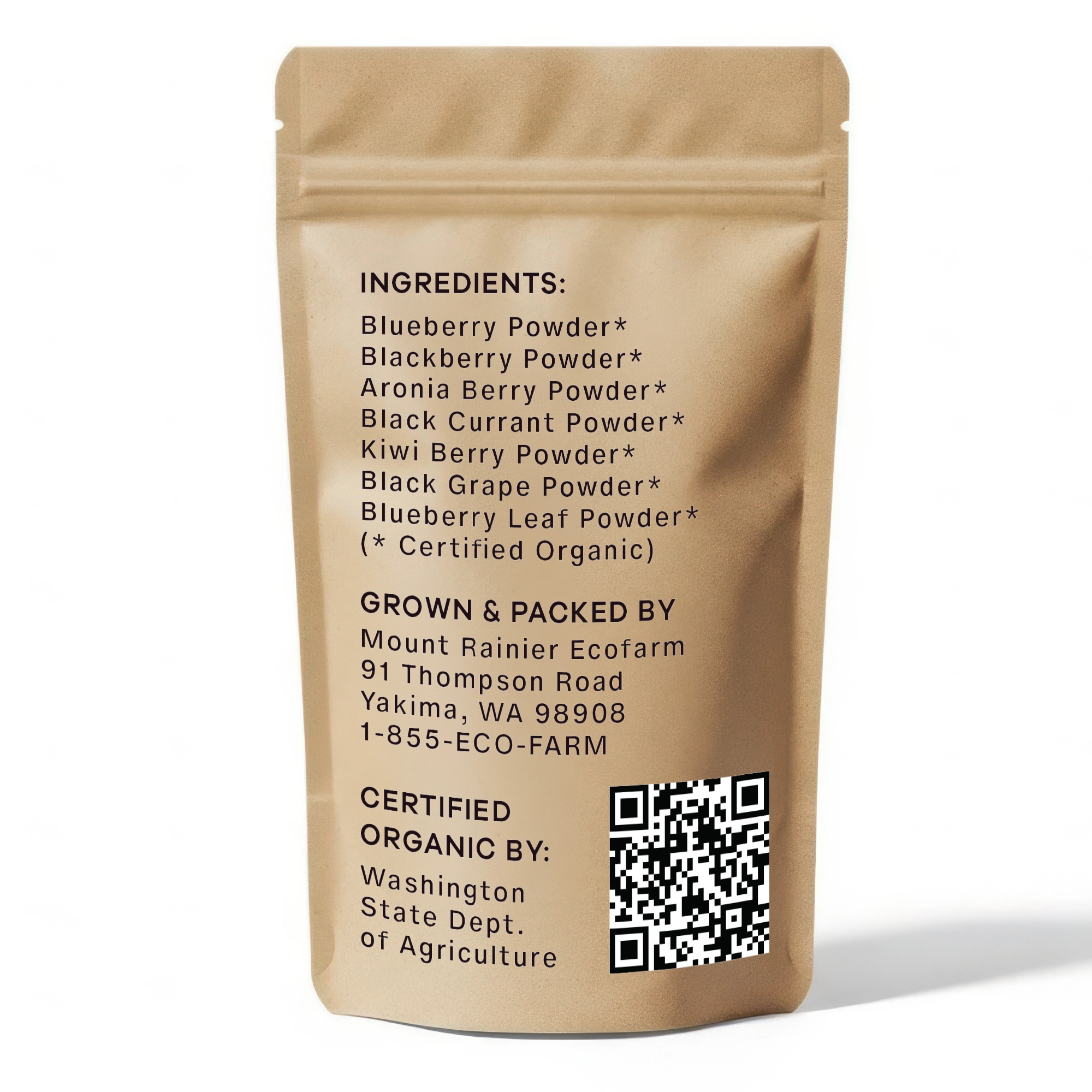 BerrySprinklesTM Refill Pouch Back